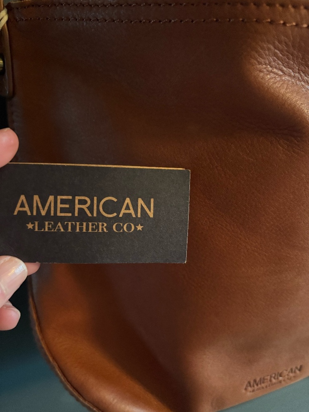 American Leather Purse - Picture 3 of 4